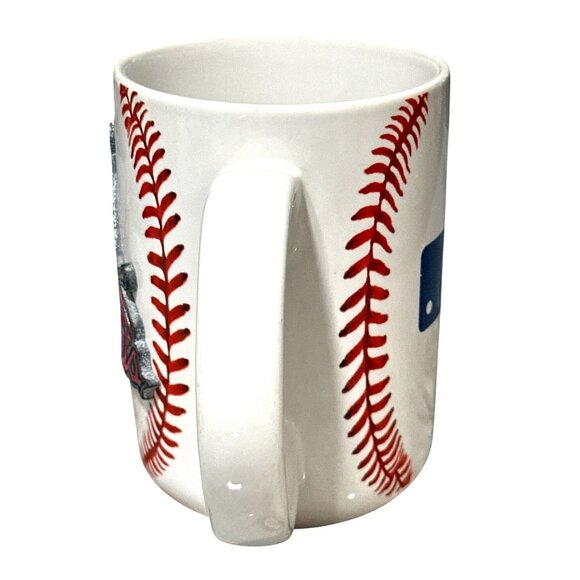 St Louis Cardinals Raised Logo Baseball Stitch Ceramic Mug Official MLB 2011 Mug - Picture 4 of 8